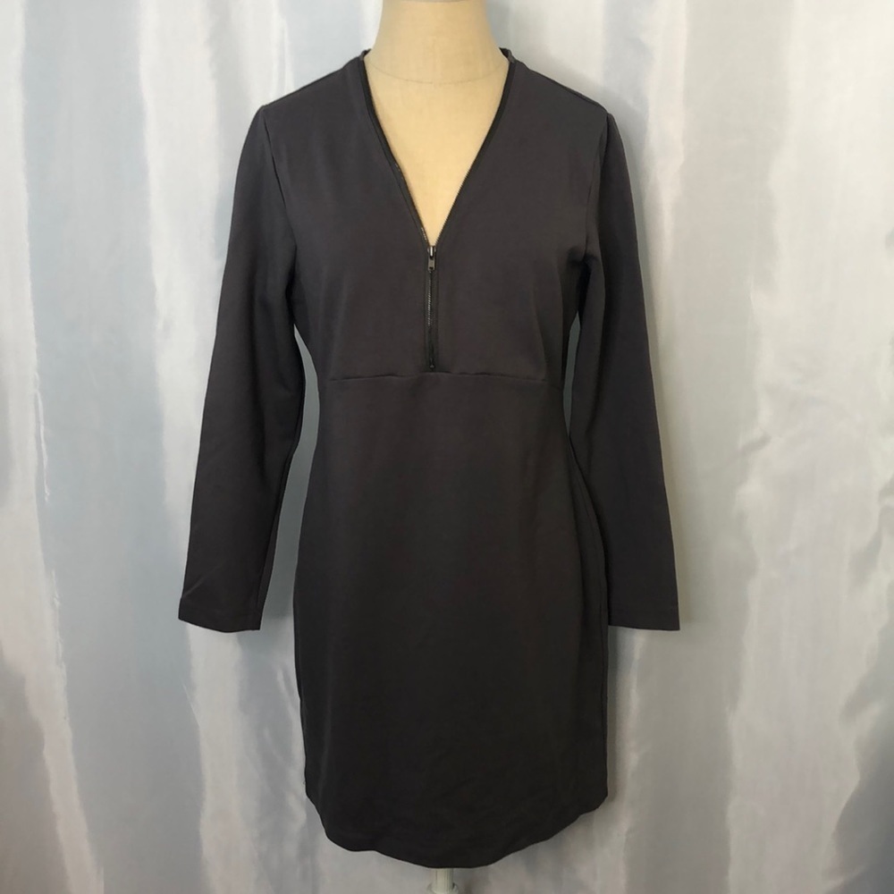 LOLE Woman’s Long Sleeve Babe Gray Dress Size M